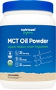 Polvere di olio di MCT organico di Nutricost 1 LB - certificata USDA Organic, Grande per Keto, Ketosis e Diete Ketogenic - Carbi netti Zero (Trigliceride di catena media)