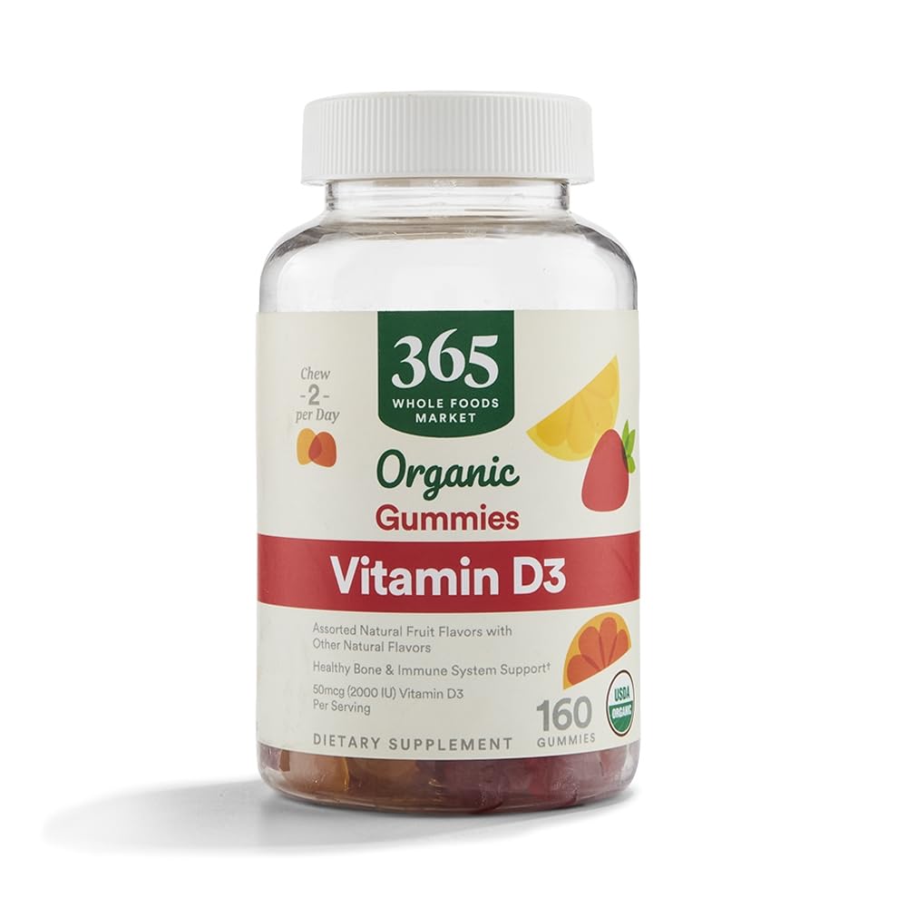 365 da Whole Foods Market, Organic Vitamin D3 Gummy, 160 Count