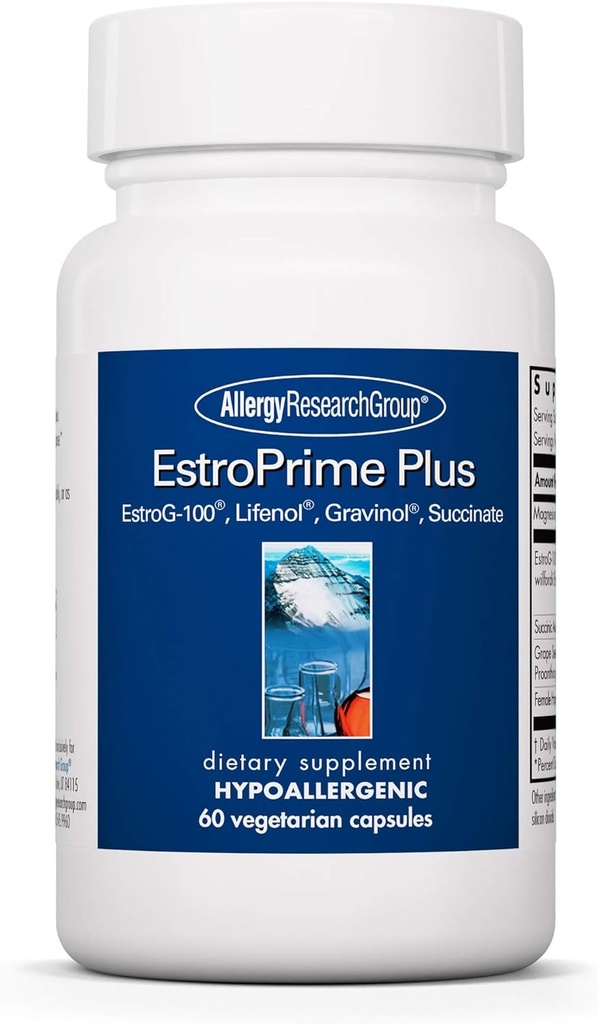 Allergy Research Group Flashs No Più Supplemento - Supporto di menopausa per le donne, estrogeno, sollievo di menopausa, per i flash caldi & maglioni notturni - 60 Conte