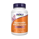 NOW Integratori alimentari, Quercetina con Bromelain, Sistema immunitario bilanciato*, 120 capsule di Veg