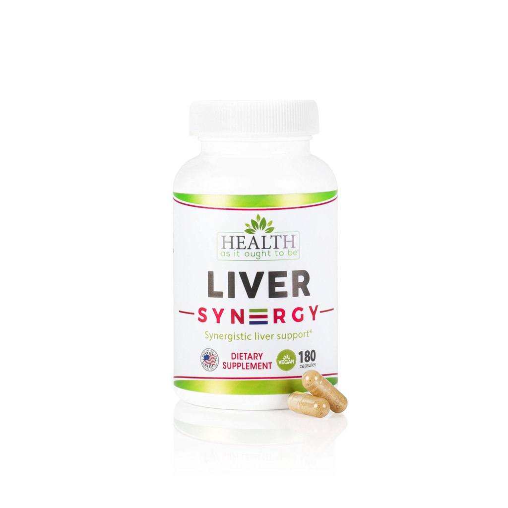 Salute come esso ha bisogno di essere il fegato Syn3rgy supplemento | Physician formulato capsule con latte cardo, nero seme, coreano Ginseng | 180 capsule