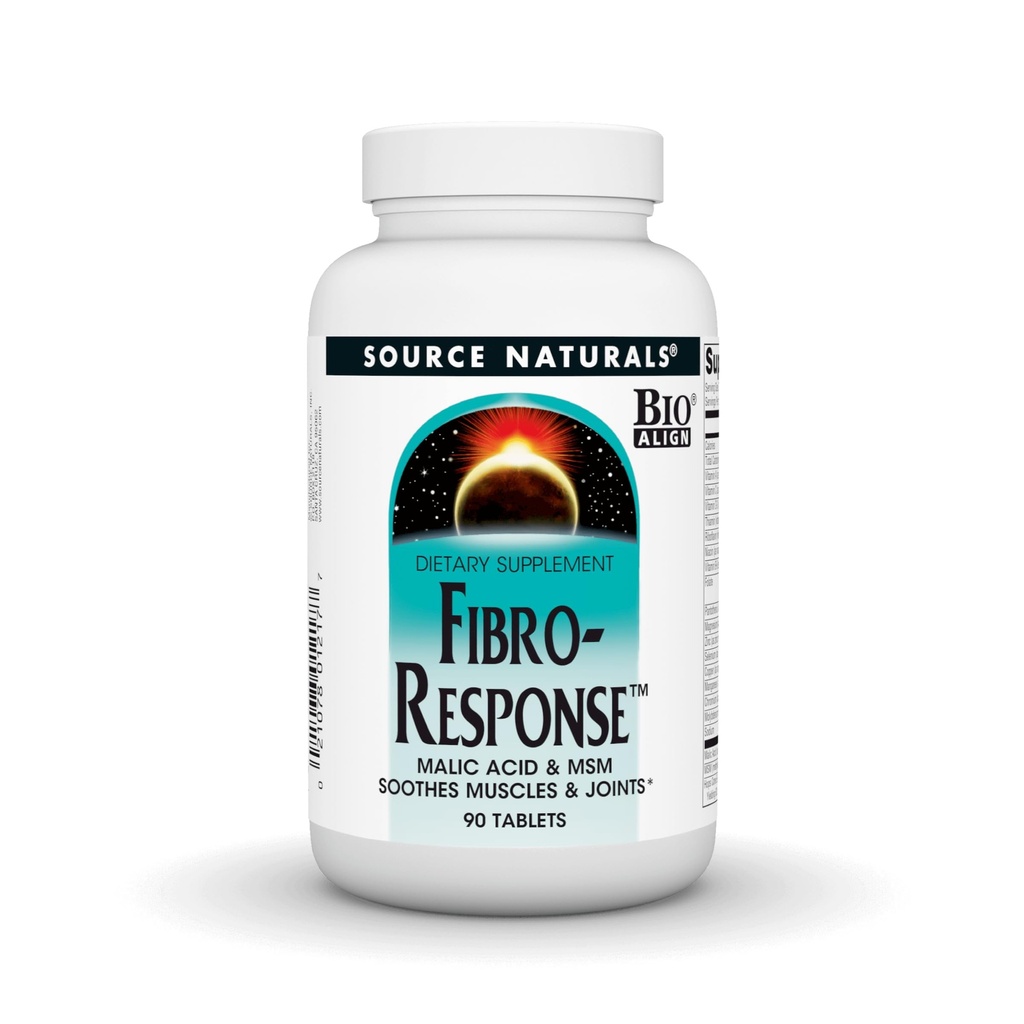Fonte Naturals Fibro-Response Bio-Aligned Malic Acid & MSM, 90 compresse