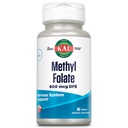 KAL Methyl Folate 800 mcg DFE, 5-MTHF Active Form Vitamina B9, Folic Acid Supplement, Heart Health, Prenatal, Mood and Brain Support, Fast Dissolving ActivTab, 60-Day Guarantee, 90 Servings, 90 compresse