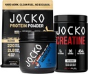 Jocko Fuel Pre Workout, Polvere proteica, & Creatine Bundle (Pack of 3)