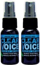 Chiaro vocale orale gola spruzzo Singing Ease Clarity Soothing Dampener Moisturizer Rilievo Vocale Eze Riduttore Booster Trattamento, Made in USA, Fresco Mint Flavor (2 Confezione)