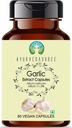 Estratto di aglio 500mg - 60 capsule vegetariane|Allium Sativum| Tutto naturale | 100% vegano | senza glutine | Certificato GMP