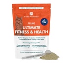 Dr. Bill Feline Ultimate Fitness & Health | Cat Multivitamin Powder - Supplemento giornaliero | Controllo del peso, Joint, Brain, Heart & Immune Support | Omega 3s, Collagen, B Vitamine, Taurina, Aminoacidi