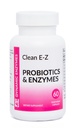 Clean E-Z Candida - Microflora Gut Balance, Candida Cleanse, Digestione di Yeast Cell Walls, Probiotics & Digestive Enzymes, Gut Flora Health | 60 Conte