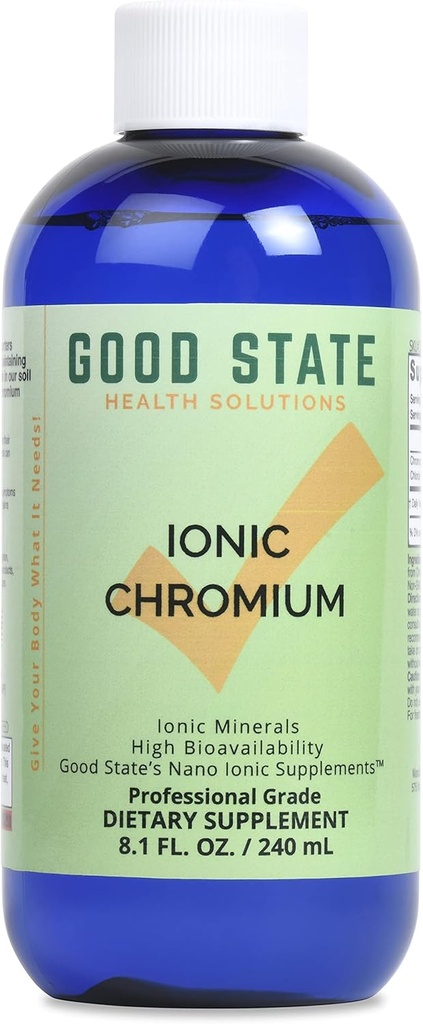 Buono stato Liquido Ionic Chromium (96 porzioni a 600 mcg - 8 fl oz)