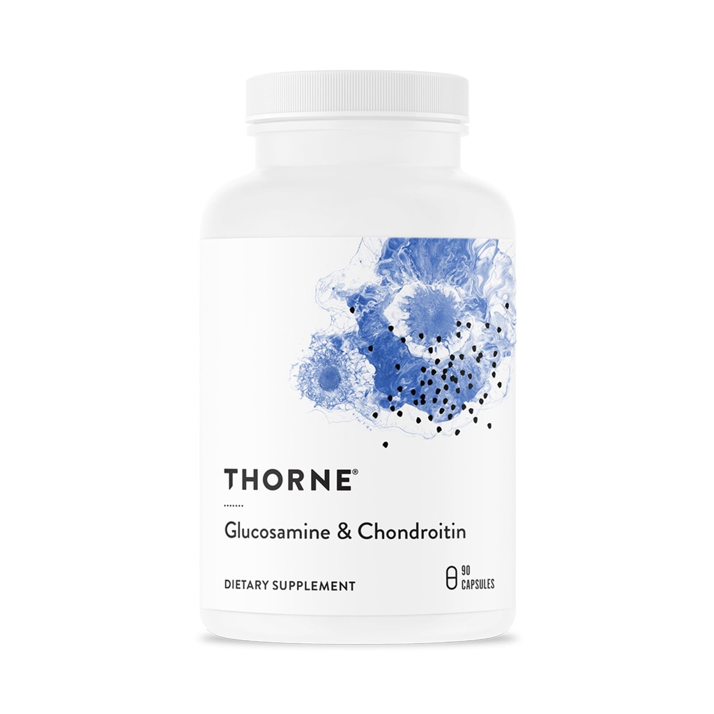 THORNE - Glucosamina & Chondroitin - Supporto per mantenere la funzionalità e la mobilità comuni sani* - 90 capsule
