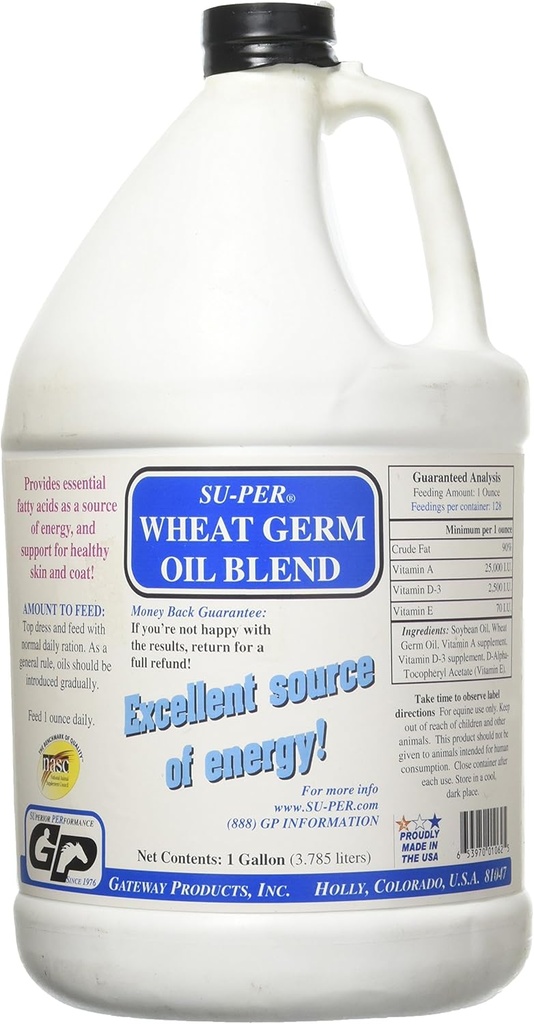 Gallone olio di Wheatgerm SU-PER