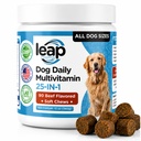 Multivitamines &Supplements for Dogs - Krill Oil, Omega 3,6,9, pre&probiotics, Vitamine essenziali, per Hip & Joints, Skin &Coat,Digestivo, Supporto per l'immunità (90 Chews)
