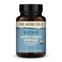 Dr. Mercola Biothin Aceto di Sidro di Mele Organico e Fermented Cayenne, 30 Serve (30 capsule), Integratore alimentare, Supporto Digestivo, Non OGM, USDA Organic