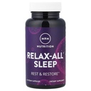 MRM Nutrition Relax-All ® Sleep | Ti aiuta a cadere Asleep | Restful + Restorative Sleep | con Melatonin + Ashwagandha| Buona notte sonno senza sentire groggy | Vegan + Gluten Free | 30 Serve