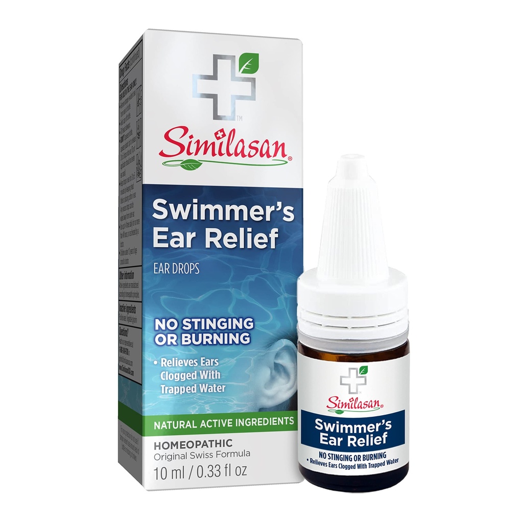Similasan Swimmer's Ear Relief Ear Drops 0.33 Ounce Bottiglia