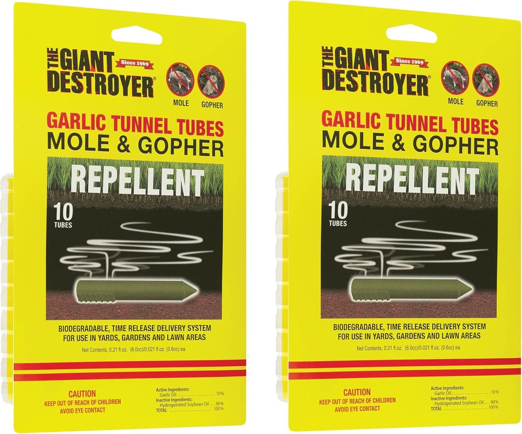 Tunnel in aglio Tunnel per Moles & Gophers (20 Tubi)
