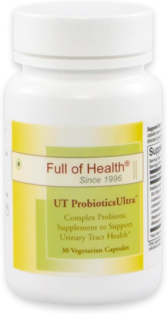 UT ProbioticsUltra [30 capsule vege] – Ultra-Strength (52,5 miliardi di CFU) Complesso probiotico | Supporto sanitario del tratto urinario | Ingredienti non alimentari di qualità