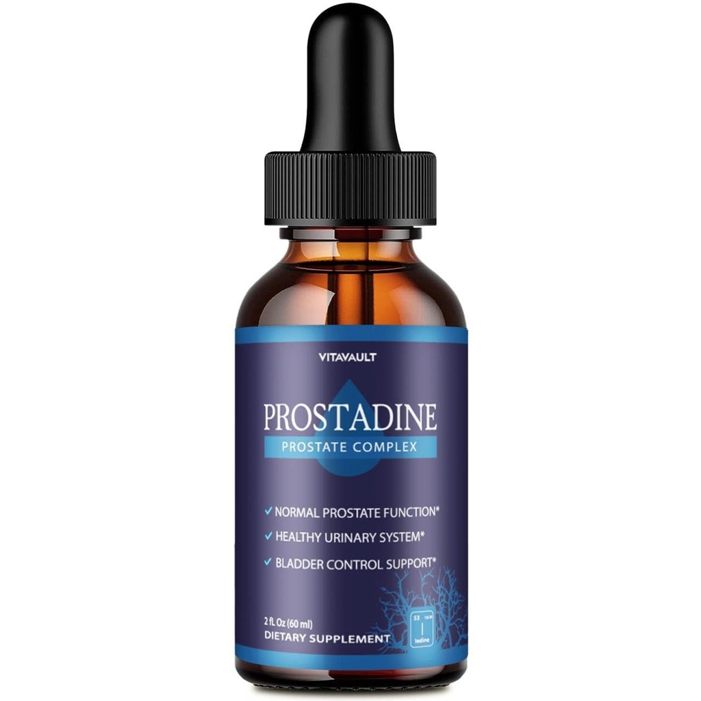 Prostadina, Potent Prostate Support Liquid Drops, Prostadina ad alta frequenza per il benessere globale della prostata, Easy-to-Use Dropper Form (1 pacchetto)