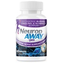 NeuropAWAY Nerve Support PM, con acido lipoico R-Alpha per aiutare a fornire sollievo Nerve in appena 5 giorni, Acetyl-L-Carnitina, Theanine, Melatonina e Methylcobalamin, 60 capsule