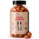 TruHeight Kids Bone Growth Gummies (Strawberry, Ages 2+) Tall Nutrition for Natural Growth for Kids & Toddlers - Vitamina D, Calcium, K, Magnesium Multivitamin, Bone Strength Vitamins, D3 K2, Taller
