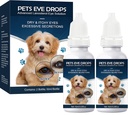 Gocce di cataratta per cani, gocce di occhio del cane, migliorare la precisione di visione, migliorare la visione dell'occhio e cataratta(2 x 10 mL)
