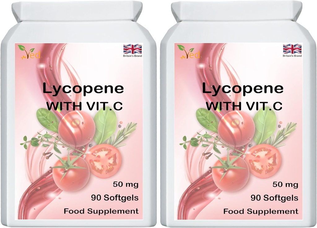 Ved Lycopene supplemento 50mg (pacchetto di 2)
