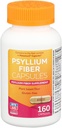 Rite Aid Psyllium Fiber Capsule, 160 Count, Psyllium Fiber Supplement, | Rilievo di costipazione | 100% Natural Psyllium Husk Fiber | Aiuta a ripristinare la regolarità | Promuove la salute digestiva
