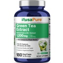 Estratto di tè verde NusaPure 20:1, 1200 mg Equivalente a 24000mg, 180 capsule vegane, 50% EGCG, 98% polifenoli, 80% Catechins