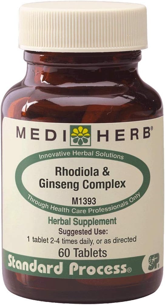 MediHerb - Rhodiola & Ginseng Complex 60 compresse