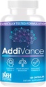 AddiVance 120 Caps - Integratore di supporto del cervello naturale per la messa a fuoco avanzata, la memoria, & Balanced Behavior - Integratore del cervello non abitudinario clinicamente provato - Formulato da professionisti medici