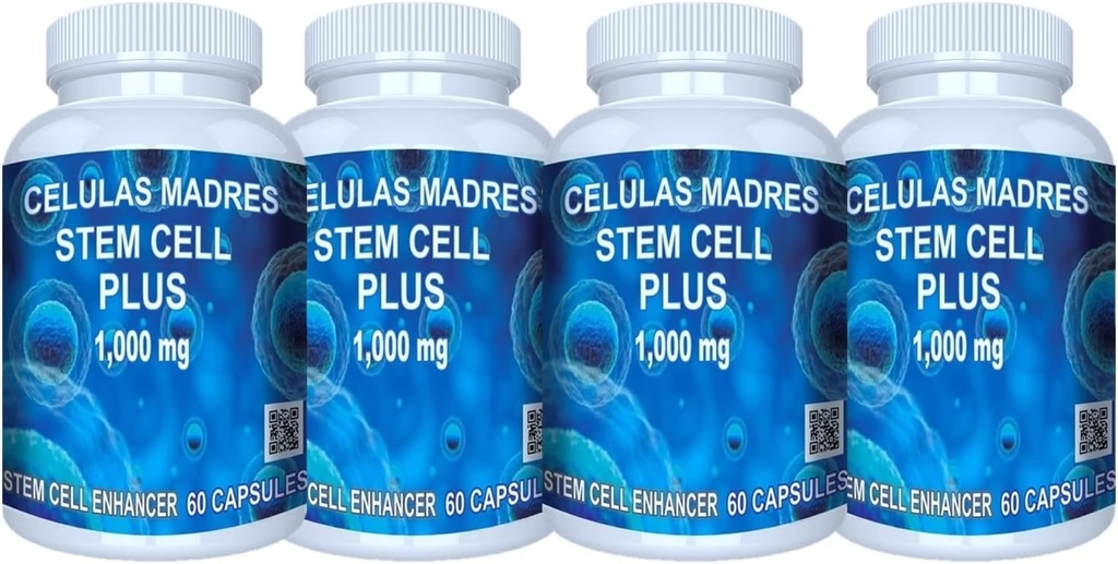 VITAMISAN 4 Celulas Madres Stemcells AFA Blue Green Algae Anti-invecchiamento 240 capsule