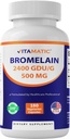Vitamatic Bromelain Supplemento 500mg – 2400 GDU/g – 180 capsule