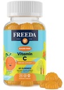 GRATIS Vitamina C Bambini Vitamina C Gummies - Bambini Zucchero Gratuito C Gummy Chewable per adulti, adolescenti e bambini - Kosher certificato, Delizioso Arancione Flavor, Zero Sugar Immune Support Supplemento (60 Ct)
