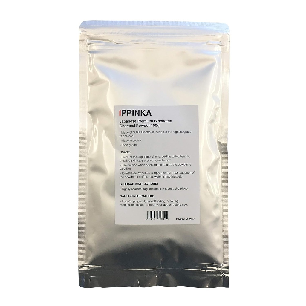 Polvere di carbone del Binchotan Premium giapponese 100g