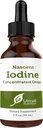 Integratore di gocce di iodio nascente nella tintura concentrata del liquido per il miglior assorbimento e per il supporto della tiroide