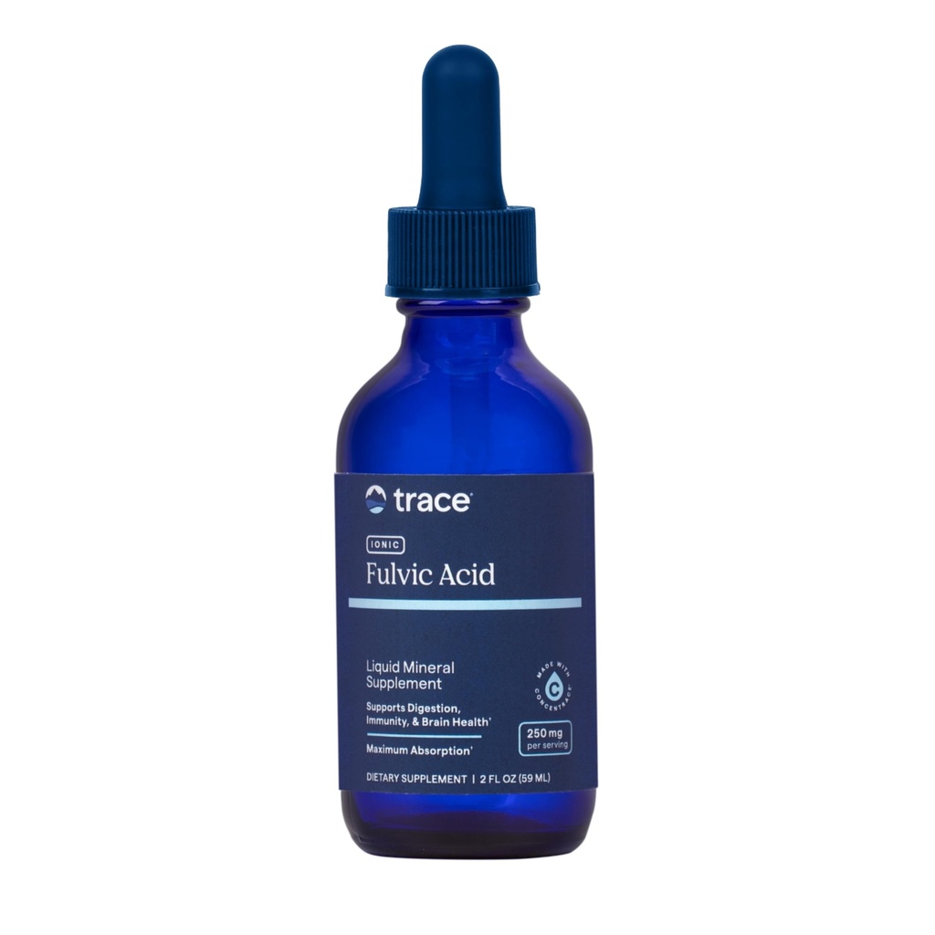 Acido Ionic Fulvic 250mg - Integratore minerale essenziale per sostenere l'idratazione e la produzione di energia - aiuta la resistenza muscolare - Supplemento liquido per la digestione sana - 2 fl oz (59 Serve)