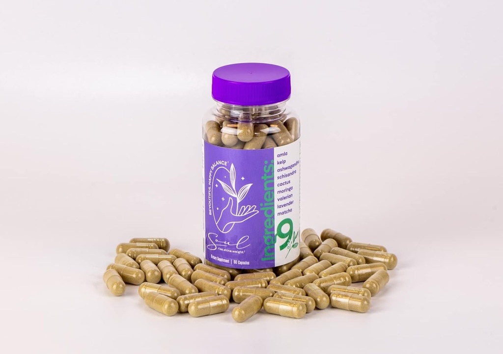 Beyoutiful Happy Balance Soul Integratore alimentare Perdita di peso & Appetite Soppressore Metabolismo Supporto per Fat Burning. Suplemento para supresion de apetito y bajar de peso, quema de grasa