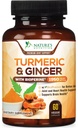 curcumina curcuma curcuma supplemento 1950mg - 95% Curcuminoidi con curcuma e zenzero organico, BioPerine pepe nero per migliore assorbimento, naturale Vegan Joint Support, Non-GMO, imbottigliato negli Stati Uniti - 60 capsule
