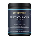 Multi Collagen Peptides tipi I, II, III, V & X Hydrolyzed Protein Powder – Grass-Fed, Blend with Digestive Enzyme – per pelle, capelli, unghie, articolazioni & salute del fegato, non aromatizzato