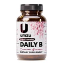 UMZU Daily B | 100% Complete Vitamin B Complex con B1, B2, B3, B5, B6, B7, B9 & B12 con acido folico | Supporta la produzione di energia naturale &Cognitive Function Well (30 giorni di alimentazione | 30 capsule)