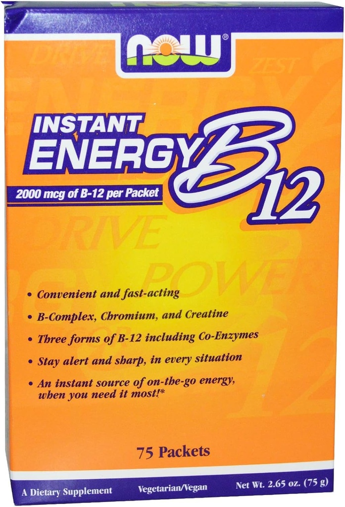 Ora Alimenti - B-12 pacchetti di energia istantanea 75/Box