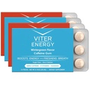 Viter Energy Caffeina Caffeina Caffeina, B Vitamine, Guarana, Sugar Free. (Variety, 12pcs, 4 Pack)