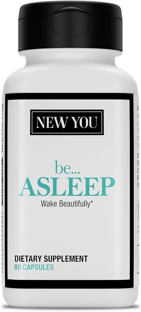 NUOVO: "Asleep". Supplemento di sonno con 5 ingredienti chiave: Melatonina, L-teanina, Camomilla, Magnesio e vitamina B6. essere Asleep più veloce e rimanere più lungo (60 capsule vegane, 30-Servings)
