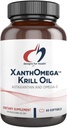 Progetti per la salute XanthOmega - Krill olio con 12mg Astaxantina - Antiossidante, Phospholipids + EPA/DHA Omega 3 - Cardiovascolare, Skin + Eye Health Supplement (120 Softgels)