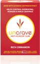 UNCRAVE Gum - Infuso con 100% Pure Saffron Extract – Control Cravings - Migliorare l'umore - Vision Health - Rich Cinnamon (14 Pezzi)