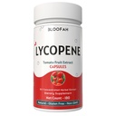 Estratto di pomodoro di licopene 500mg capsule | Licopene naturale ricco supplemento di erbe | Carotenoide naturale | 100% puro, Non OGM & Gluten Formula gratuita - 180 Conte