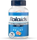 Rolaids Ultra Forza Antacid Chewable Tablets, Frutta assortita, 72-Paese