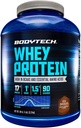 BodyTech Whey Protein - con 17 Grammi di Proteine per Serving Ideale per la costruzione del muscolo post-allenamento, Contiene latte e soia - Cioccolato ricco (5 Pound)