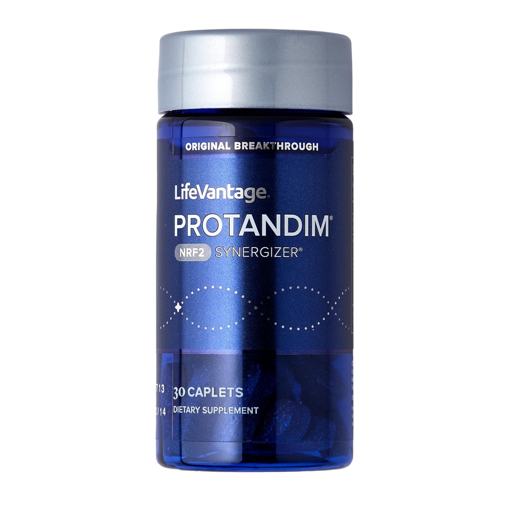 Protandim Nrf2 Synergizer (30 caps) Nrf2 Attivatore, Integratore di invecchiamento sano, Antiossidanti combatte lo stress ossidativo, 5 miscela di erbe, Supporta la salute cellulare, Ashwagandha, Turmerico, Thistle di latte