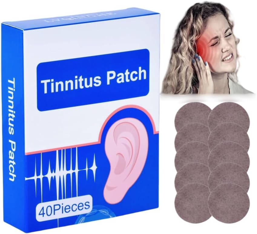 Rilievo di anelli per orecchie, 120PCS tacche di acufene, allevia efficacemente la perdita uditiva 3BOX